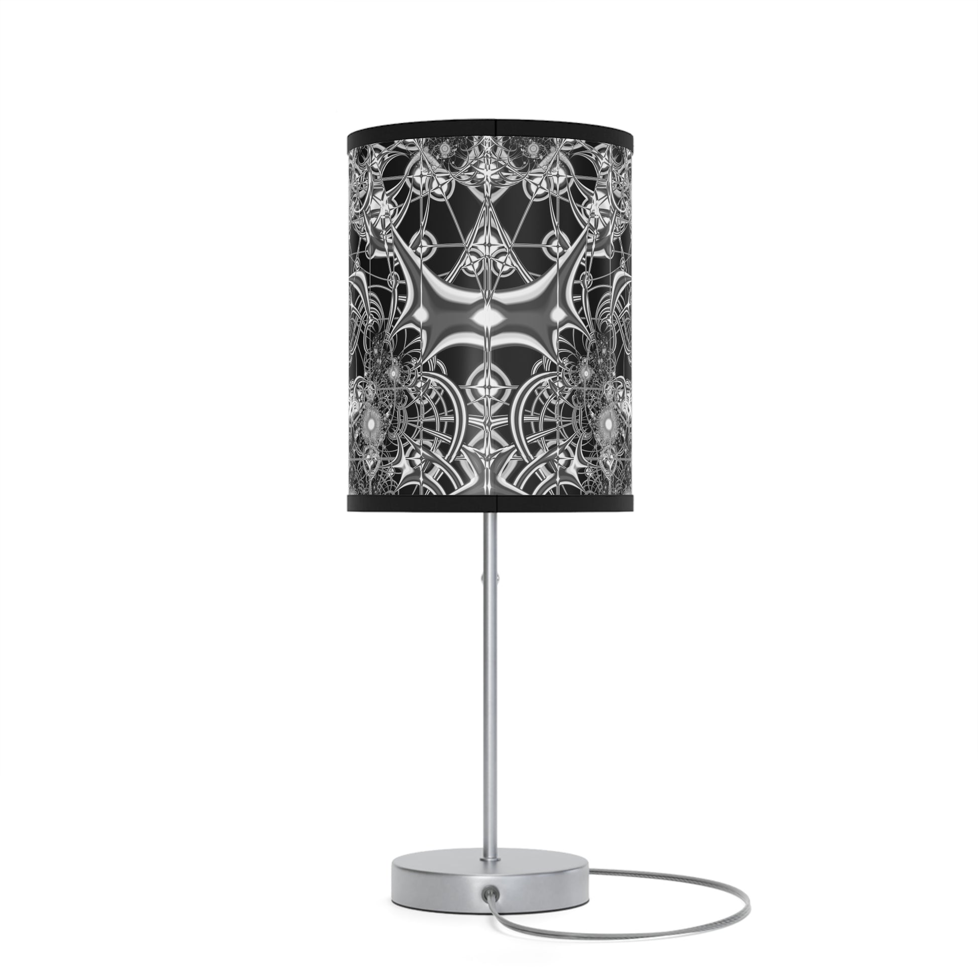 "Fractal Fabric" Lamp on a Stand, US/CA plug, PuHaPro© Lamps