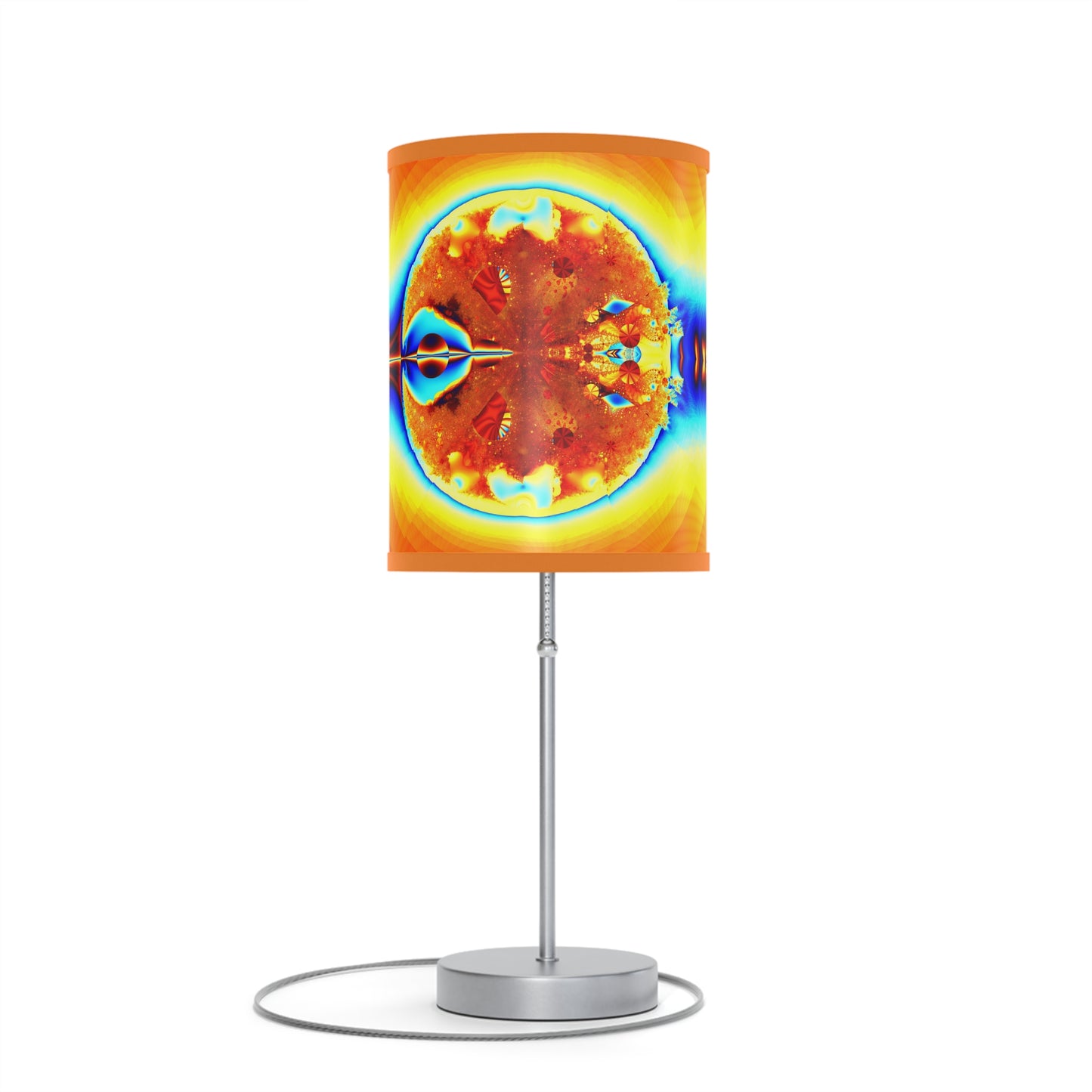 "Fractal Fireball" Lamp on a Stand, US/CA plug, PuHaPro© Lamps