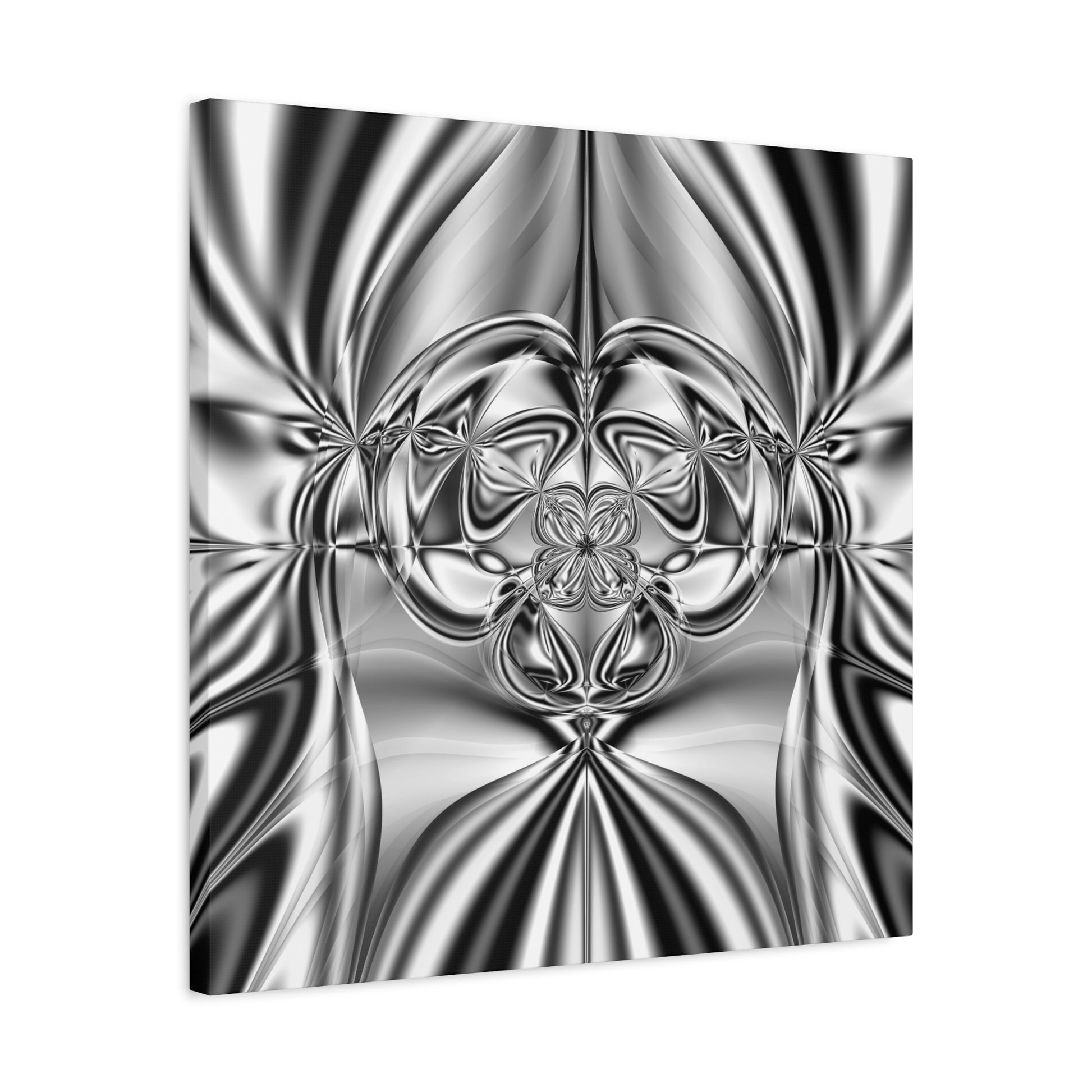 "Mirror Magic" Matte Canvas, Stretched, 1.25"  Minimalistic Decorative Fractal