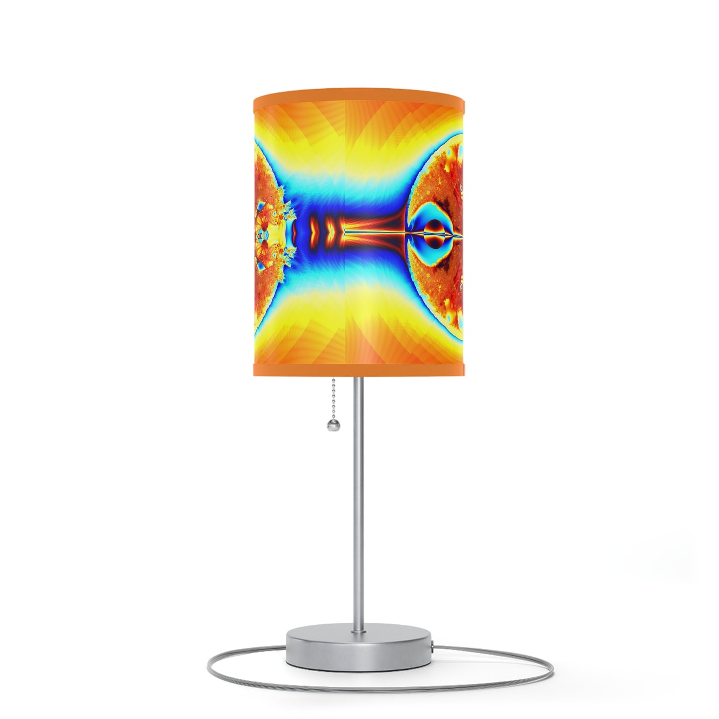 "Fractal Fireball" Lamp on a Stand, US/CA plug, PuHaPro© Lamps