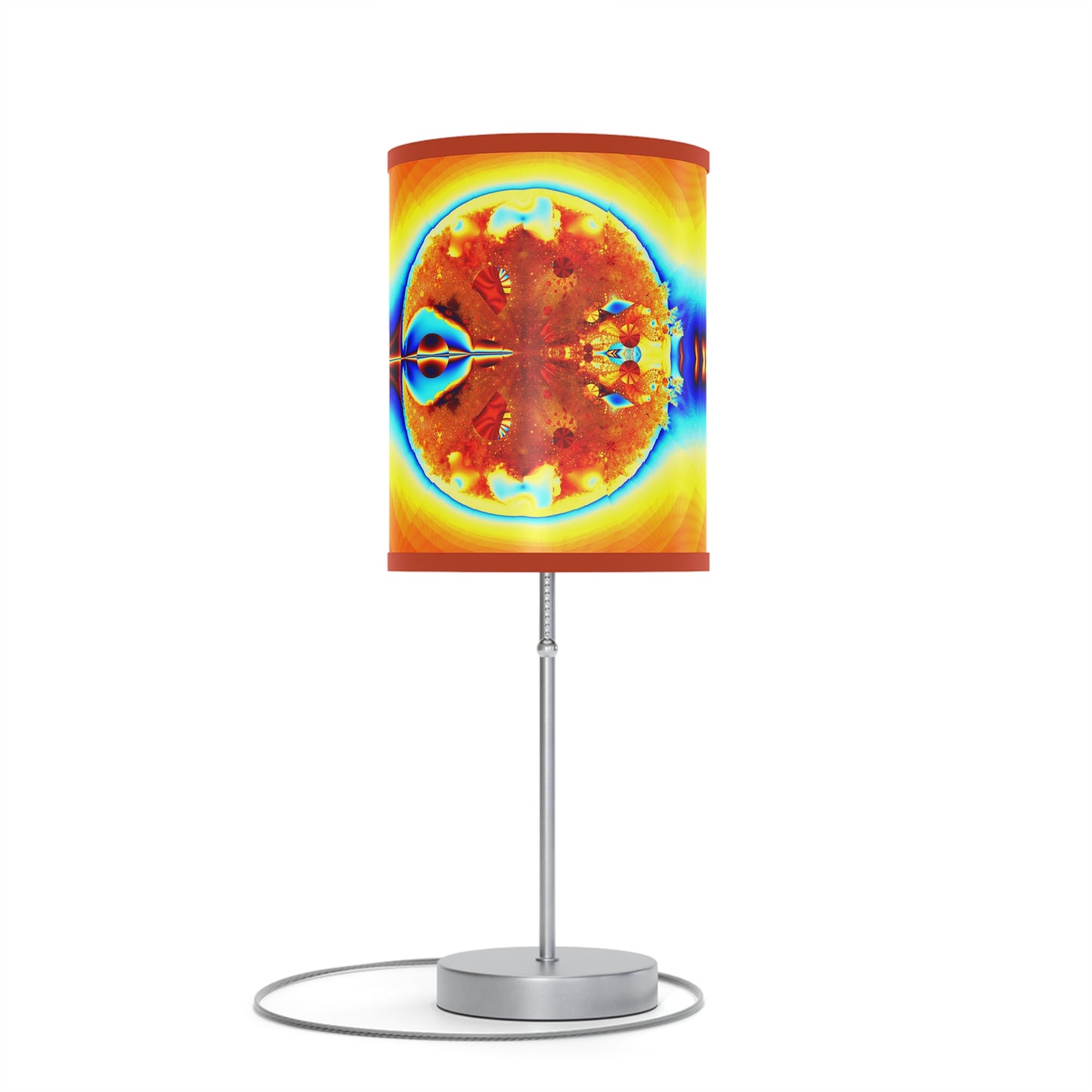 "Fractal Fireball" Lamp on a Stand, US/CA plug, PuHaPro© Lamps