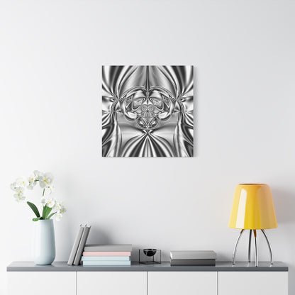 "Mirror Magic" Matte Canvas, Stretched, 1.25"  Minimalistic Decorative Fractal