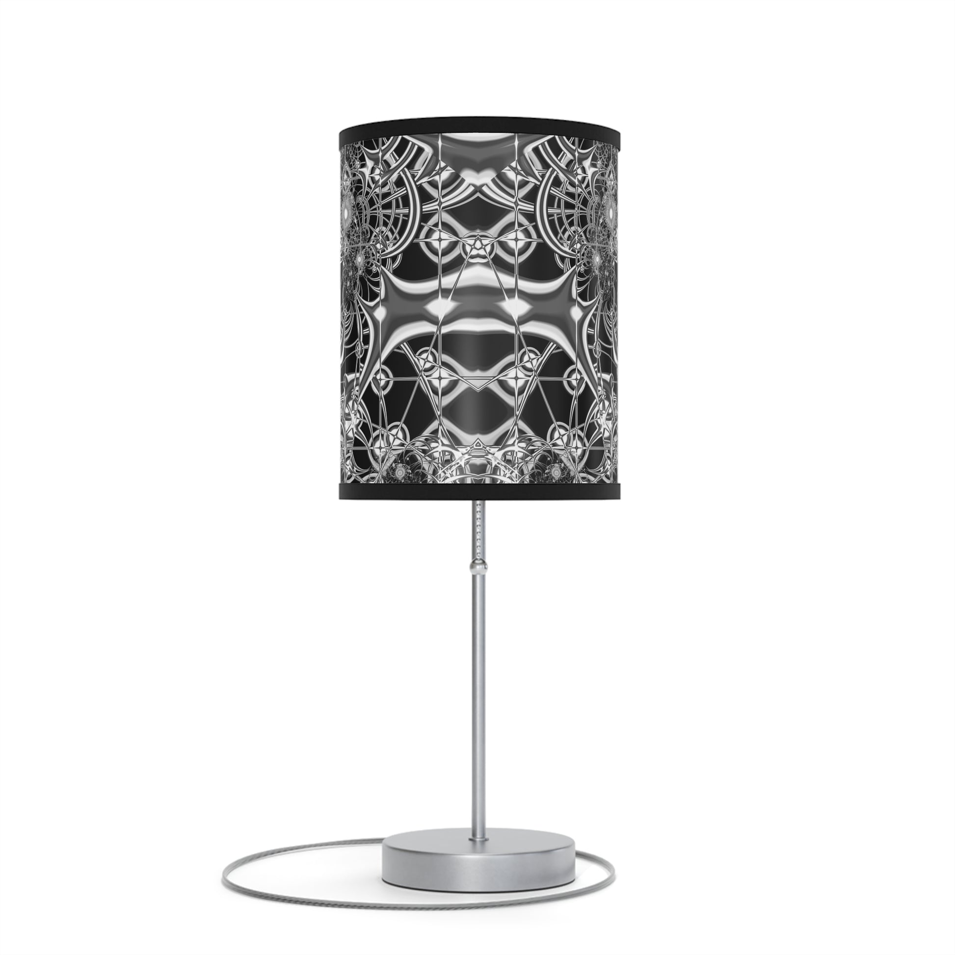 "Fractal Fabric" Lamp on a Stand, US/CA plug, PuHaPro© Lamps