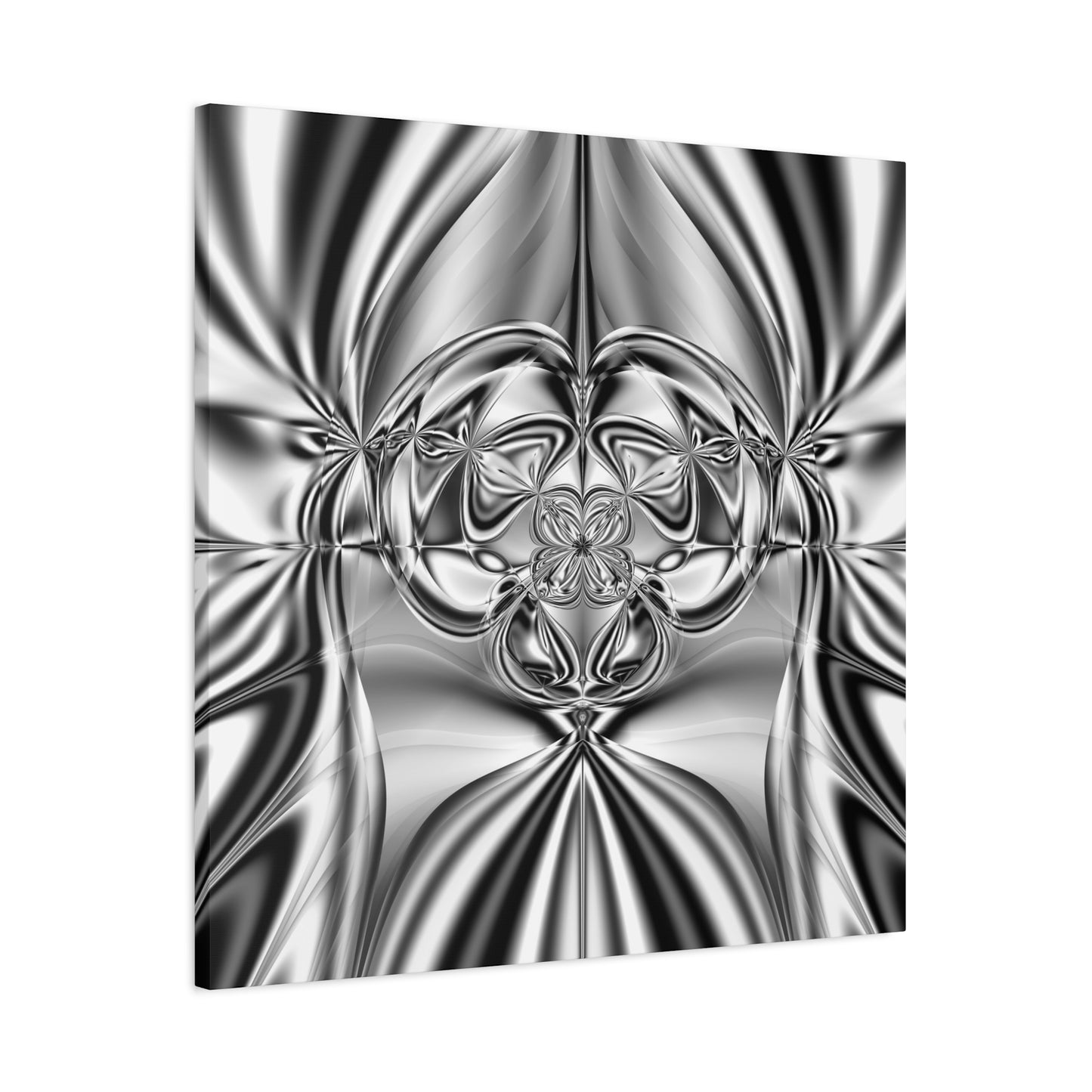 "Mirror Magic" Matte Canvas, Stretched, 1.25"  Minimalistic Decorative Fractal