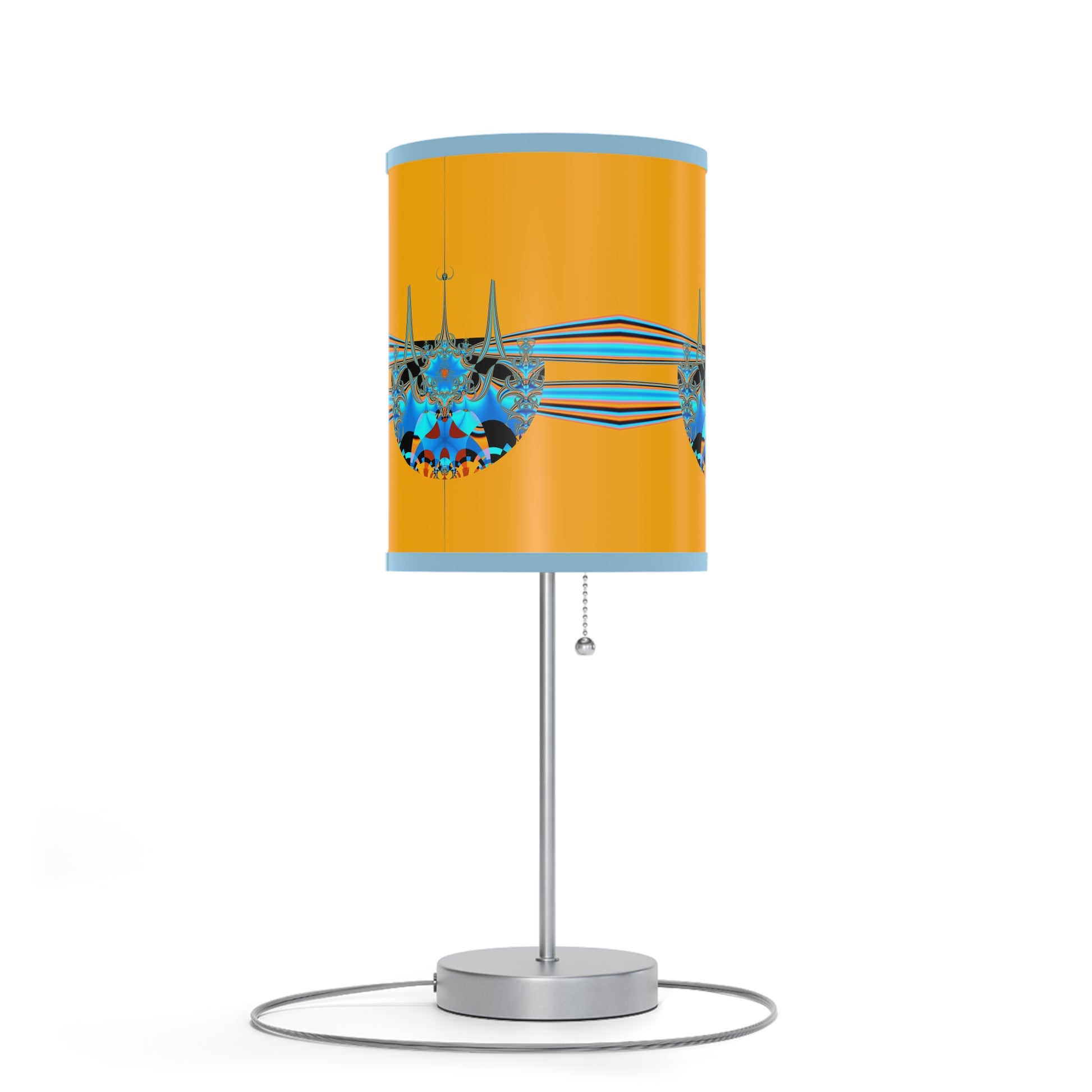 "Blue City" Lamp on a Stand, US/CA plug, PuHaPro© Lamps blue