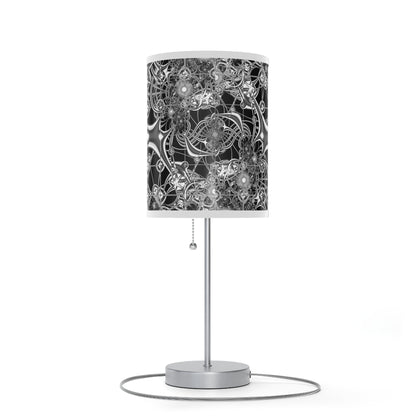 "Fractal Fabric" Lamp on a Stand, US/CA plug, PuHaPro© Lamps