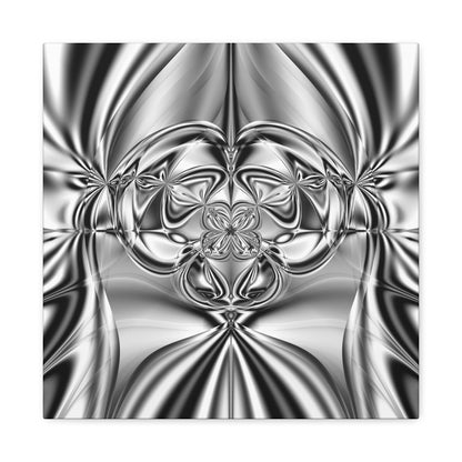 "Mirror Magic" Matte Canvas, Stretched, 1.25"  Minimalistic Decorative Fractal