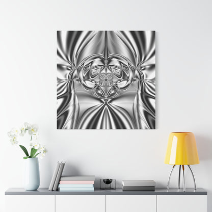 "Mirror Magic" Matte Canvas, Stretched, 1.25"  Minimalistic Decorative Fractal