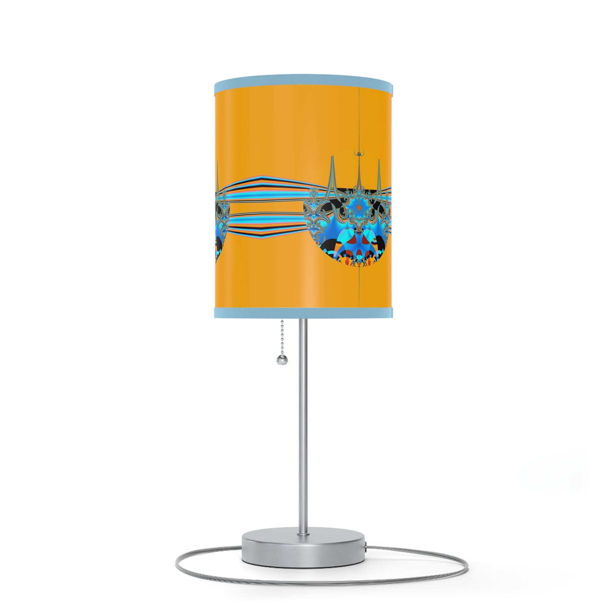 "Blue City" Lamp on a Stand, US/CA plug, PuHaPro© Lamps blue