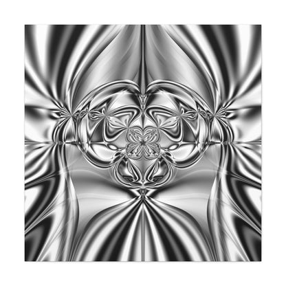 "Mirror Magic" Matte Canvas, Stretched, 1.25"  Minimalistic Decorative Fractal