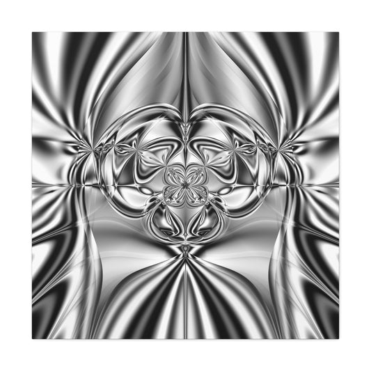 "Mirror Magic" Matte Canvas, Stretched, 1.25"  Minimalistic Decorative Fractal