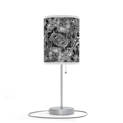 "Fractal Fabric" Lamp on a Stand, US/CA plug, PuHaPro© Lamps