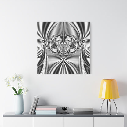 "Mirror Magic" Matte Canvas, Stretched, 1.25"  Minimalistic Decorative Fractal