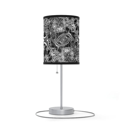 "Fractal Fabric" Lamp on a Stand, US/CA plug, PuHaPro© Lamps