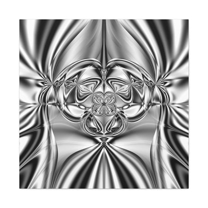 "Mirror Magic" Matte Canvas, Stretched, 1.25"  Minimalistic Decorative Fractal