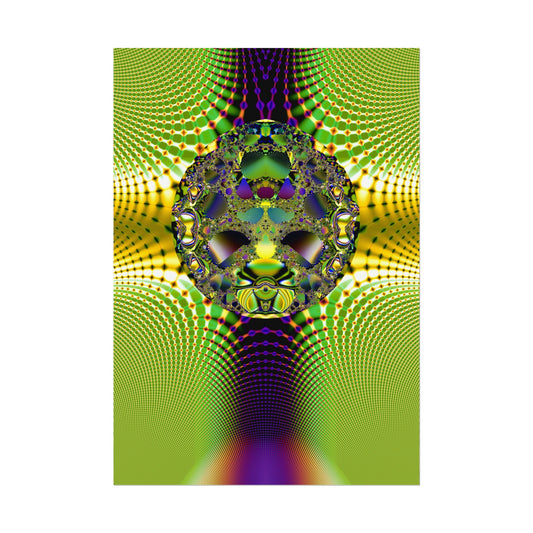 "Dragon face" Rolled Poster PuHaPro© Fractal Design﻿