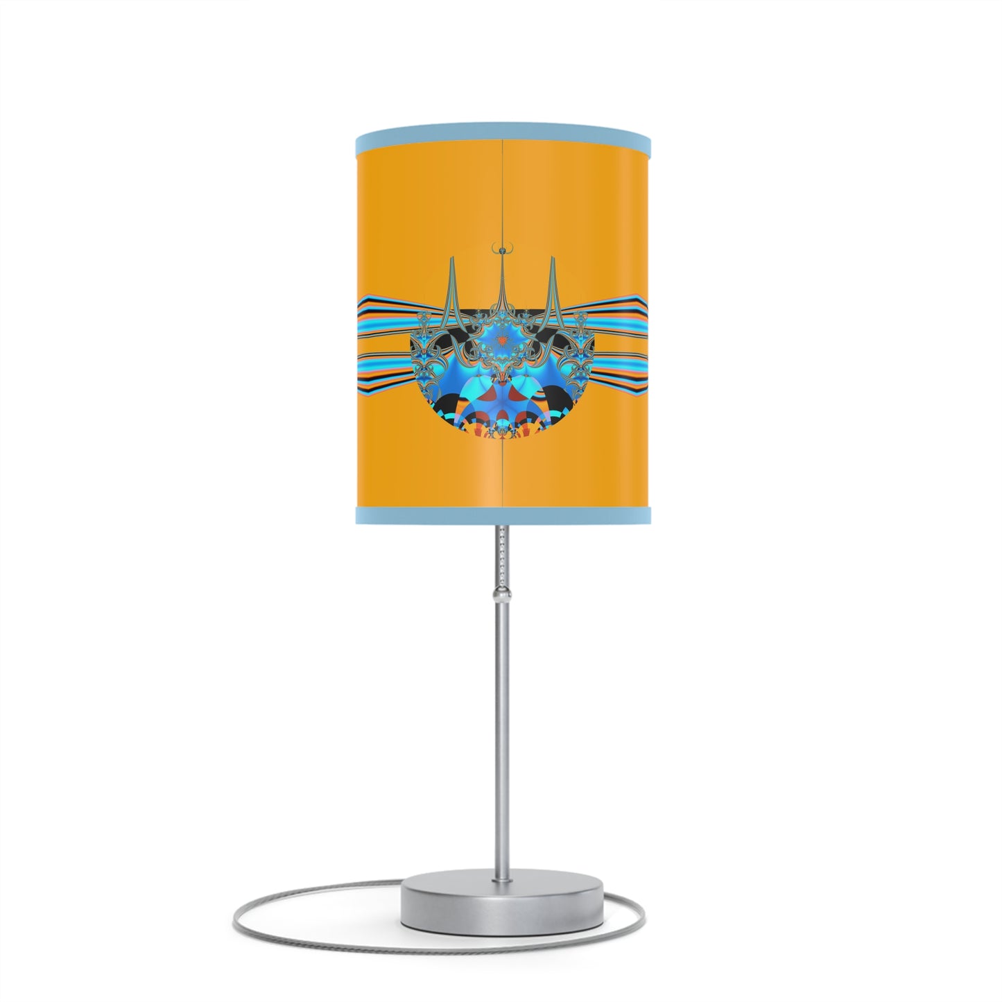 "Blue City" Lamp on a Stand, US/CA plug, PuHaPro© Lamps blue