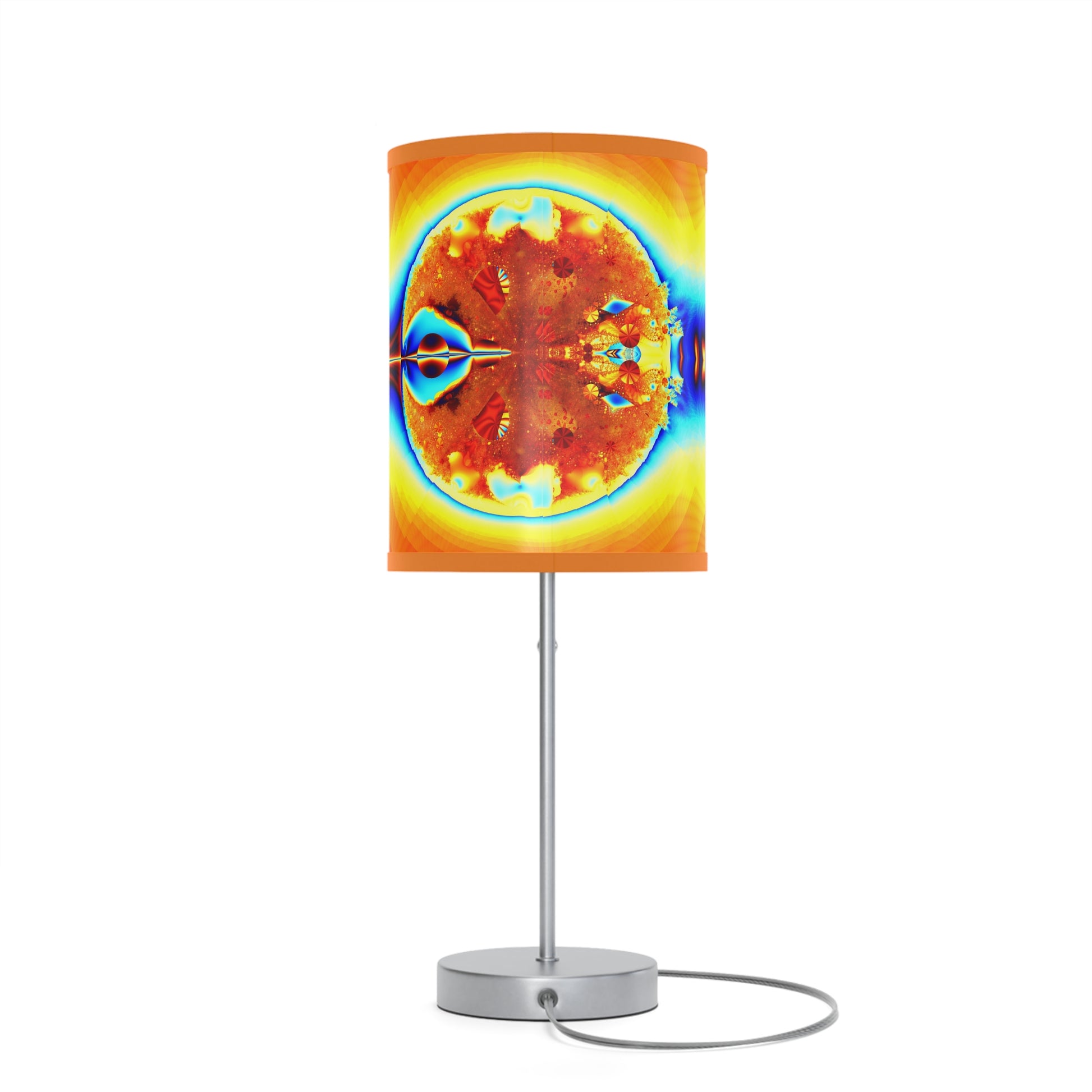 "Fractal Fireball" Lamp on a Stand, US/CA plug, PuHaPro© Lamps