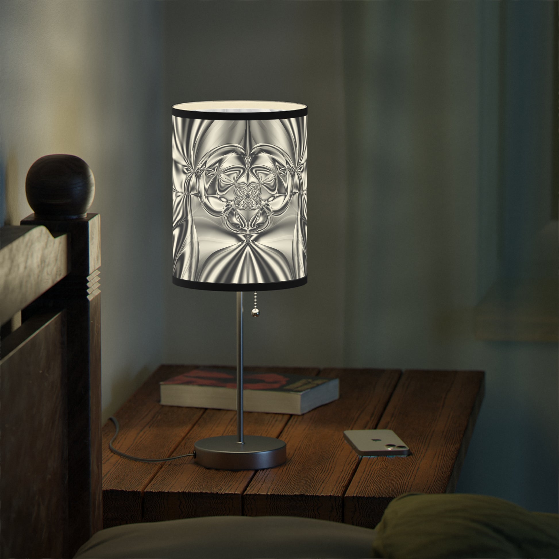 "Mirror Magic" Lamp on a Stand, US/CA plug, PuHaPro© Fractal Lamp