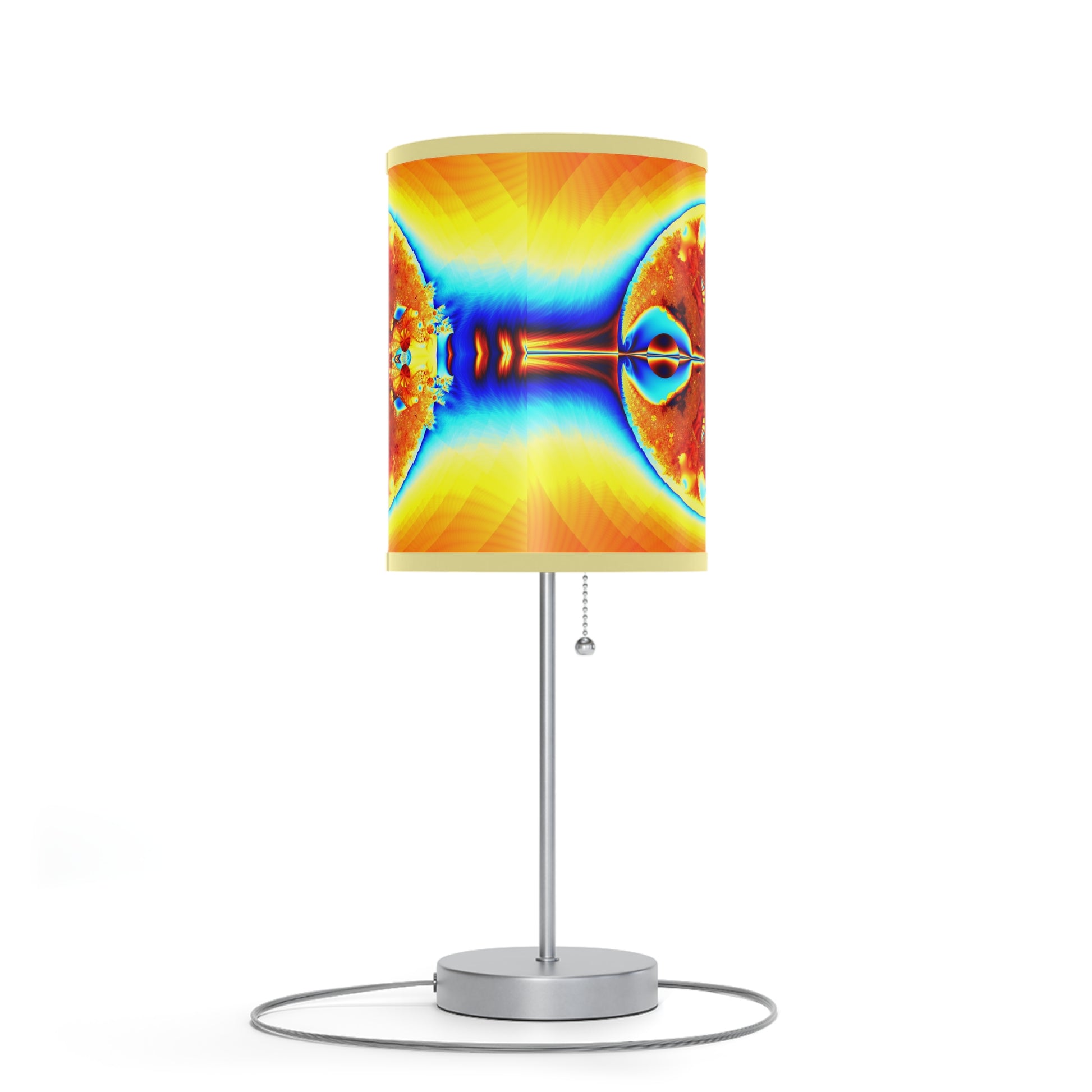 "Fractal Fireball" Lamp on a Stand, US/CA plug, PuHaPro© Lamps