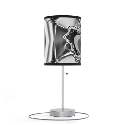 "Fractal gaze" Lamp on a Stand, US/CA plug, Minimalist Grayscale PuHaPro© Lamps