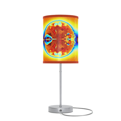 "Fractal Fireball" Lamp on a Stand, US/CA plug, PuHaPro© Lamps