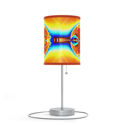 "Fractal Fireball" Lamp on a Stand, US/CA plug, PuHaPro© Lamps