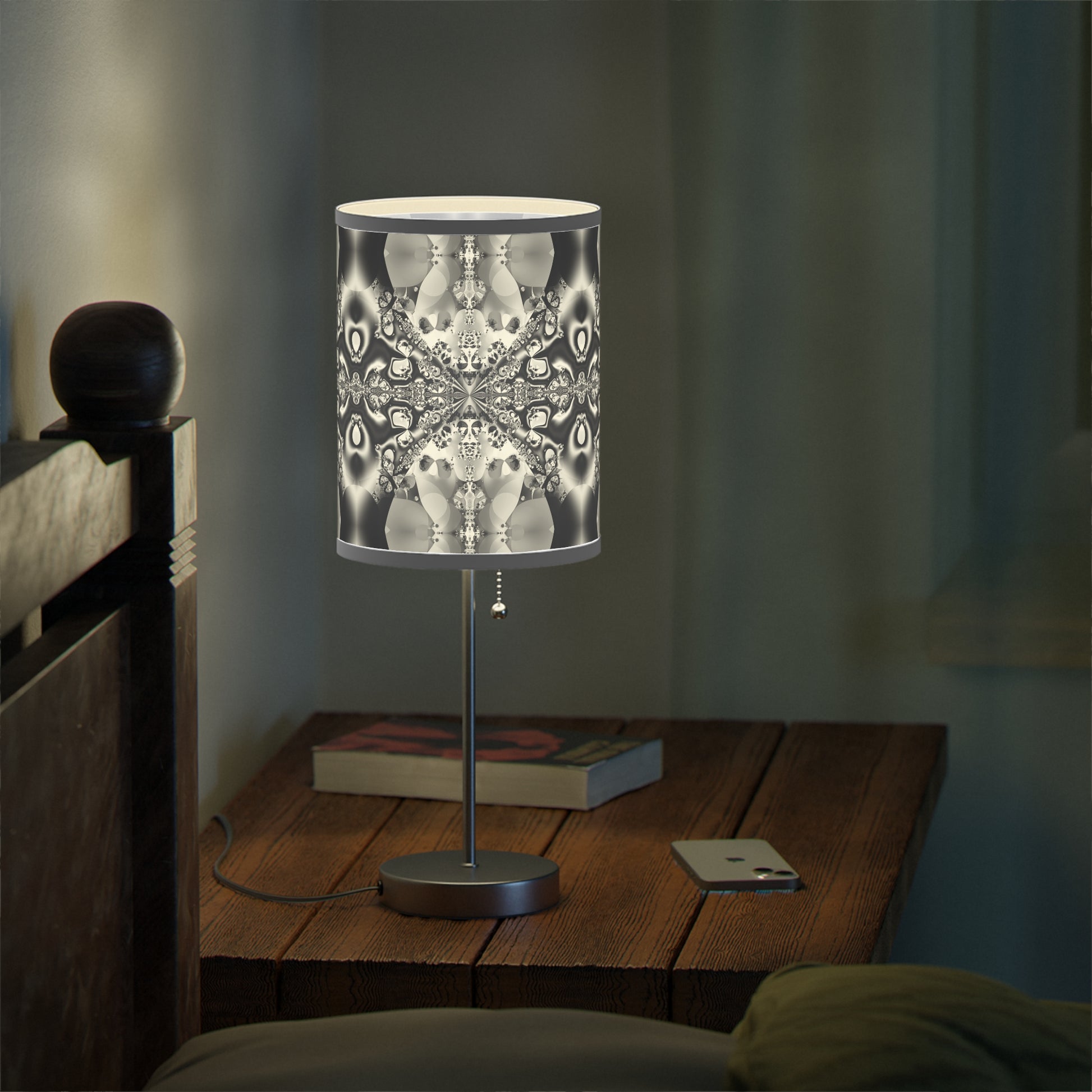 "Fractal pattern 2453372843" Lamp on a Stand, US/CA plug, PuHaPro© Lamps