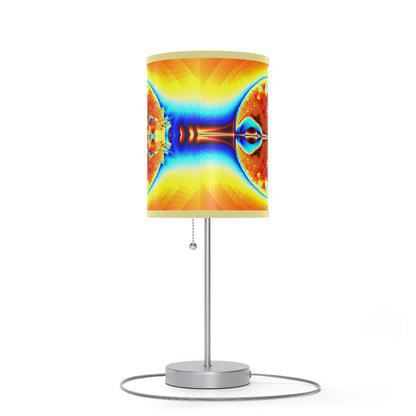 "Fractal Fireball" Lamp on a Stand, US/CA plug, PuHaPro© Lamps