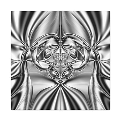 "Mirror Magic" Matte Canvas, Stretched, 1.25"  Minimalistic Decorative Fractal