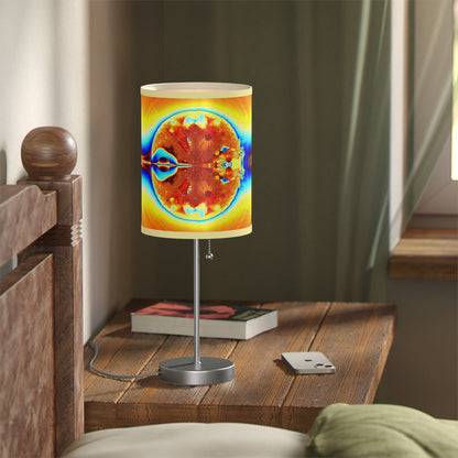 "Fractal Fireball" Lamp on a Stand, US/CA plug, PuHaPro© Lamps