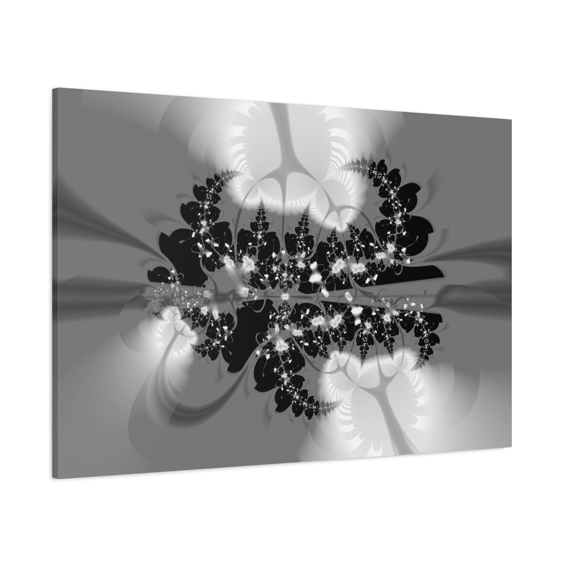 "Dragon Spike" Matte Canvas, Stretched, 1.25"  Decorative Fractal, Designed by Bora Zrinyi