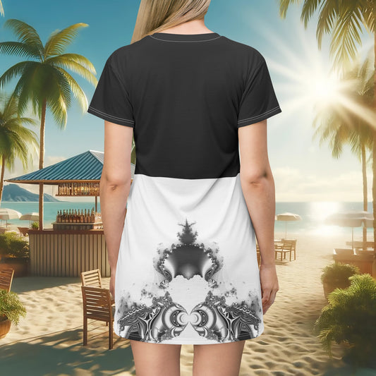 T-Shirt Dress "Quacky Chic" women's fashion by PuHaPro 