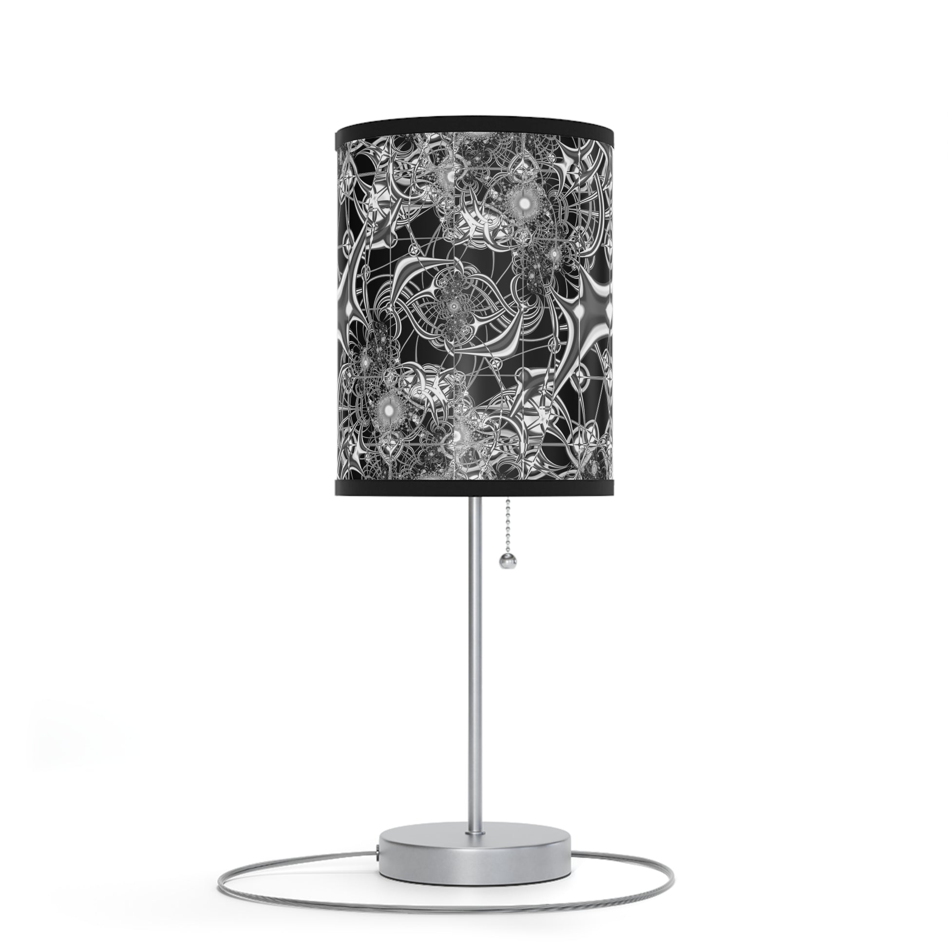 "Fractal Fabric" Lamp on a Stand, US/CA plug, PuHaPro© Lamps