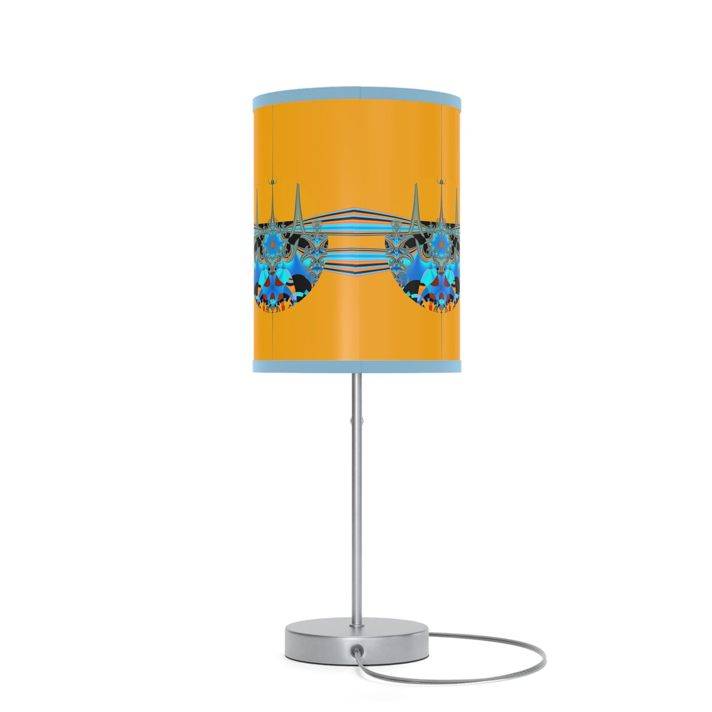 "Blue City" Lamp on a Stand, US/CA plug, PuHaPro© Lamps blue