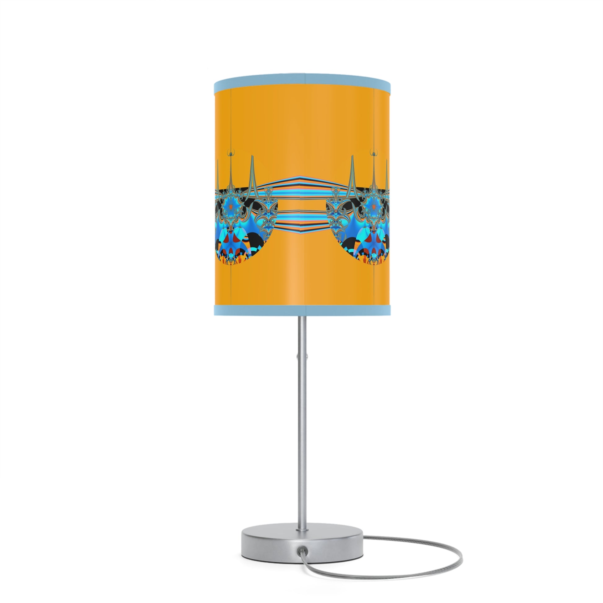 "Blue City" Lamp on a Stand, US/CA plug, PuHaPro© Lamps blue