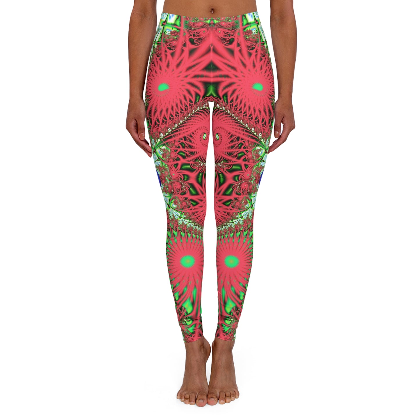 Leggings "Radiant Energy" Fractal Pattern, designed by PuHaPro, Radiant, Vibrant,  Sexy Activewear for Hot  Chics