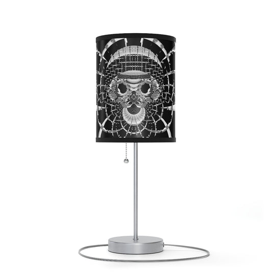 "Fractal Skull" Lamp on a Stand, US/CA plug, PuHaPro© Lamps