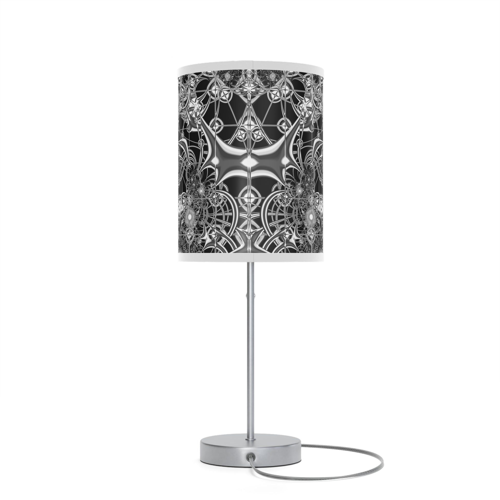 "Fractal Fabric" Lamp on a Stand, US/CA plug, PuHaPro© Lamps